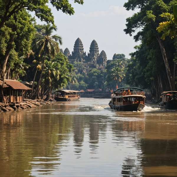 Quels sont les meilleurs itinéraires pour une croisière sur le Mékong, Cambodge?